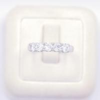 ราคา Lucky Gems แหวนแถว 5 เม็ด เงินแท้92 5 เพชร CZ เกรด Premium เล่นไฟดี ชุบทองคำขาว LKM781 (18281447441)