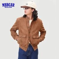 ราคา MBBCAR 2023ใหม่ล่าสุดสำหรับผู้ชายเสื้อแจ็คเก็ตบอมเบอร์ A 1ลำลองหนังกลับสีกากีคอตั้งชายเสื้อทรงตรง (16507029248)