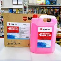 ราคา ยกลัง 3แกลลอน สูตรพร้อมใช้ น้ำยาหม้อน้ำ น้ำยาหล่อเย็น กันสนิม สีชมพู 5ลิตร Wurth (16445092151)