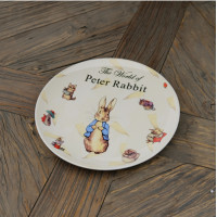 ราคา peter rabbit จานขนมการ์ตูนน่ารักสร้างสรรค์ชายามบ่ายสเต็กอาหารตะวันตกจานเซรามิกบ้าน (19479338770)