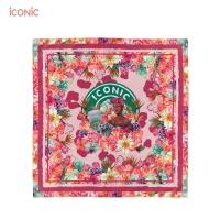 ราคา iCONiC PINK Monalisa Silk Scarf 3450 ผ้าคลุมไหล่ สีชมพู ผ้าไหม พิมพ์ลาย ขนาด 100 x 100 cm บรรจุกล่องสวยหรู ผ้าพันคอ ผ้าคลุม ผ้าคุลมชายทะเล ผ้าพันคอแฟชั่น (3544210014)