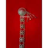 ราคา เข็มขัดโบราณ สีทอง สีเงิน สีรมดำ กว้าง 3 ซม หัวเข็มขัดประมาณ 5ซม ยาว 40 ซม สินค้ามีพร้อมส่ง (18334198754)