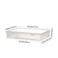 ราคา กล่องแฟ้มกล่องเก็บของกระดาษประกาศนียบัตรทนต่อการสึกหรอพลาสติกใสกล่องใส่ของตั้งโต๊ะกระเป๋าเอกสารกันความชื้น (20636368418)