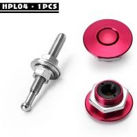 ราคา VR 1 25 Universal JDM สไตล์ปุ่มกด Billet Hood Pins ชุดล็อคคลิปรถ Quick Pins สำหรับ BMW ECT VR HPL04 05 (21171102348)