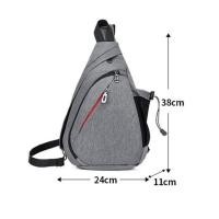 ราคา Hot sell Mens Chest Bag New Fashion Shoulder Sling Bag Backpack Casual Sports Shoulder Crossbody Bag Cross Body Chest Bag for Men Pack (20446967878)