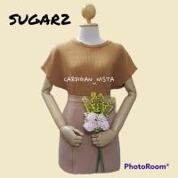 ราคา ป้ายแท้ My top SUGAR2 เสื้อพลีทคอปีน ทรงแขนล้ำ ไซส์ใหญ่ H 22 T SHIRTNISTA (16682958809)