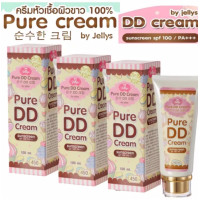 ราคา Jellys DD Cream ดีดีครีม ที่ดีที่สุด กันแดดทาตัวขาว SPF 100 เท่า ครีมกันแดดทาตัวขาวไว ขาวเร็ว ขาวไว ไม่แพ้ บีบีทาตัวขาวไม่วอก ปรับผิวขาวหัวเชื้อ (730570501)