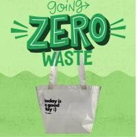 ราคา กระเป๋าผ้ากระสอบ Today is a good day ผ้ากระสอบ กันน้ำ (20221983182)