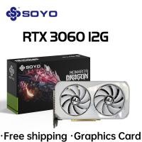 ราคา Soyo การ์ดจอเกม NVIDIA GeForce RTX 3060 12GB GDDR6 192บิตเดสก์ท็อปการ์ดจอ GPU สำหรับพีซี (21171046155)