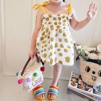 ราคา กระโปรงเจ้าหญิงหลวม เดรสสายเดี่ยวสำหรับเด็กผู้หญิง สีพาสเทล ลายดอกไม้น่ารักๆ (19007873717)