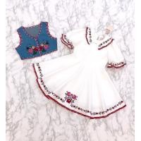 ราคา Jessica Style Set ชุดเซ็ต 2 ชิ้น เดรสสั้นสีขาว กระโปรงทรงปล่อย ปักลายดอกไม้ เสื้อคลุมยีนส์ ติดกระดุมหน้า ปักลาย (21300294069)