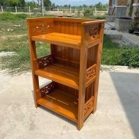 ราคา ชั้นวางของไม้สัก ชั้นวางของอเนกประสงค์ ชั้นวางของ (20019254003)