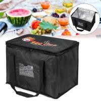 ราคา 16 28 50Lการจัดส่งอาหารฉนวนกระเป๋าTakeawayพิซซ่าความร้อน กระเป๋าเก็บความเย็นวัสดุ อลูมิเนียมฟอยล์แบบบูรณาการPearlผ้าฝ้ายสี ดำขนาด 28 17 20ซม 11 4 3 7 5นิ้ว35 23 26ซม 13 8 9 1 10 2นิ้ว43 30 31ซม 16 9 1