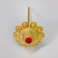 ราคา ปิ่นปักผม ชุดไทย ปิ่นติดผมทรงกลม สีทอง สีดำเงิน สีบรอนซ์ (21141436845)