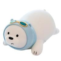 ราคา super pro ตุ๊กตา ตุ๊กตาแบบนอน We Bare Bears Plush Toy ตุ๊กตาของขวัญ ตุ๊กตานุ่มนิ่ม (13109344219)