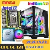 ราคา Intel i7 i9 e5 2650v2 8C 16T RAM64GB X79 motherboard CPU package computer case package DIY computer host sea view room MINI case (20919830475)