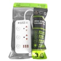 ราคา SHEEPOLA ปลั๊กไฟ ปลั๊กพ่วง มีมอก ประกัน3ปี 2ช่อง 3สวิตช์ พร้อมช่องUSB ยาว3เมตร ยาว5เมตร รองรับวัตต์ได้สูง ปลั๊กมินิมอล ปลั๊กไฟusb ปลั๊กสามตา (17451347407)