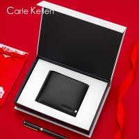 ราคา Carlekellen กระเป๋าสตางค์ผู้ชายของแท้กระเป๋าสตางค์หนังสั้นของผู้ชายแฟชั่นกระเป๋ามียี่ห้อหรูหราใหม่2020 (17713640582)