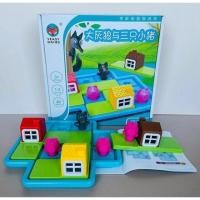 ราคา Witte เกมฝึกสมอง เกมกระดา บอร์ดเกมส์ ลูกหมู 3 ตัว เกมส์บ้านหมูสามตัว STEM เกมฝึกสมอง (20119467348)