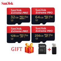 ราคา Sandisk Extreme PRO Micro SD Card 32GB 64GB 128GB 256GB 512G SDXC V30 A2 UHS 1 Memory Card COD เมมโมรี่การ์ด 64 g (21075387171)