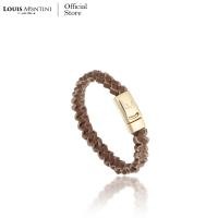ราคา Louis Montini Nature Trinkets สร้อยข้อมือหนังวัวแท้ หนังถักแฮนด์เมด LEABL002 (19787534575)