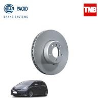 ราคา Hella Honda Jazz GE ฮอนด้า แจ๊ส ปี 2008 2013 จานเบรก จานธรรมดา จานเบรครถยนต์ (13106017919)