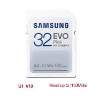 ราคา Samsung EVO PLUS SD การ์ด V10 32GB SDHC C10 64GB U1 128GB 256GB SDXC V30ความเร็วในการถ่ายโอน U3สูงถึง130เมกะไบต์ วินาทีการ์ดหน่วยความจำกล้อง (21170808919)