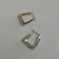 ราคา Substore th stone square earring ต่างหูห่วง hoop silver925 handmade (21267559297)