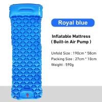 ราคา กลางแจ้ง Sleeping Pad ที่นอน Built In ปั๊ม Ultralight Air Cushion Travel พร้อม Headrest สำหรับเดินทางเดินป่า (21171210165)
