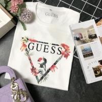 ราคา Guess เสื้อยืดแขนสั้นสำหรับผู้หญิงพิมพ์ลายเทรนด์ใหม่ (14540522551)
