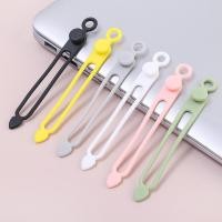 ราคา 6ชิ้นคลิปหนีบสายซิลิโคนแบบมัลติฟังก์ชันใช้ซ้ำได้สำหรับเก็บหูฟังสายเมาส์ที่ม้วนเก็บสาย (18007708706)