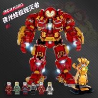ราคา Compatible with LEGO Iron Man Hulkbuster mecha robot giant boy educational assembly building block toy 6 12 years old (20805320674)