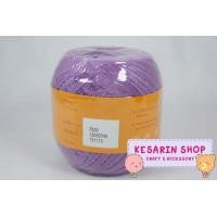 ราคา ด้ายถัก Venus Summer เบอร์ 16 สีพื้น ม้วนละ 100 กรัม Lot 2 (16060544442)