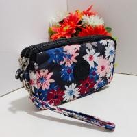 ราคา กระเป๋าคล้องมือขนาด7นิ้วมี3ช่องซิปใส่เงินแบงก์พันไม่ต้องพับใส่กระเป๋าใบสั้นและมือถือขนาดใหญ่ได้ (19858713966)