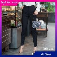 ราคา Vertier 51001 กางเกงขายาวเนื้อผ้า Spandex เนื้อผ้านิ่มและยืดหยุ่น ได้ดี basic ต้นแบบจากZara Long Pants (15205121900)