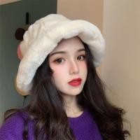 ราคา นุ่มกำมะหยี่ขนยาว Women S Winter Thicken Topi Bucket เกาหลีญี่ปุ่นสีทึบกลางแจ้งหมวกปานามา Faux Fur หมวกชาวประมง (16979460072)