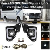 ราคา ฟสัญญาณเลี้ยว LED ไฟกลางวันไฟเดย์ไลท์ 2 ชิ้น สำหรับโตโยต้าไฮเอซ COMMUTER HIACE VENTURY 2014 2018 DRL Fog Lamp เลี้ยวสัญญาณ ไฟท้ายรถตู้ ไฟ ตัด หมอก ไฟ สปอร์ตไ (20480580260)