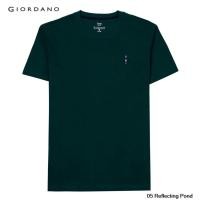 ราคา GIORDANO เสื้อยืดผู้ชาย คอกลม Mens Classic Man Tees มี จัดส่ง เสื้อยืดคอกลมผ้าฝ้าย (14257428345)