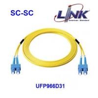 ราคา LINK SC SC Patch Cord OS2 Duplex Single mode 3 0 mm Jacket Link UFP966D31 03 Fiber Optic UPC UPC Lengths 3 m (7631773033)