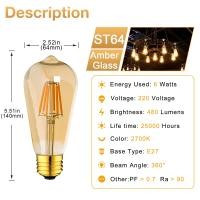 ราคา E12 E27 E14หลอดเอดิสันแบบย้อนยุค1W 2W 3W 4W 6W 8W ไส้หลอดไฟ220V หลอดไฟแสงขาวนวลหรี่ได้90 ประหยัดพลังงานของตกแต่งบ้าน (19079534436)