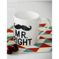 ราคา แก้ว จาน เซรามิค Mr Mrs แก้วคู่ จานคู่ ของขวัญแต่งงาน ของชำร่วย จานใส่ขนม จานผลไม้ (14045656008)