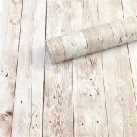ราคา สติ๊กเกอร์ติดผนังสไตล์วินเทจ Wallpaper PVC ของตกแต่งบ้านขนาด45ซม กันน้ำการจำลองไม้ที่ทันสมัย (21170560513)