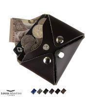 ราคา Louis Montini กระเป๋าใส่บัตร หนังวัวแท้ กระเป๋าใส่เหรียญหนังแท้ Credit Card Wallet Card Holder WK10 WK12 (662920966)