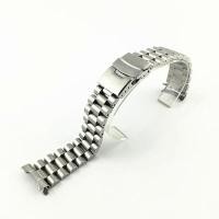 ราคา For Seiko Solid Stainless Steel Band 20mm 22mm Mens Sports Strap srpd skx007skx009 SRPD63K1 jubilee Curved End celet (20809500597)