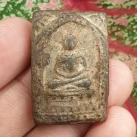 ราคา พระผงกรุวัดท้ายตลาด เนื้อผงใบลาน พิมพ์สมาธิข้างเม็ด 泰国佛牌 Thai Amulets (13354366969)