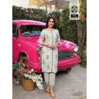 ราคา Trending Beautiful Embroidery And Printed Kurti With Pant (16486972660)
