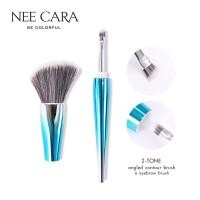 ราคา Clearance NEE CARA นีคาร่า แปรงแต่งหน้า แปรงปัดแก้ม แปรงอายแชโดว์ แปลงอายแชโดว์ N754 NEE CARA BLUSH AND EYEBROW BRUSH (666356798)
