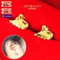 ราคา ต่างหูหุ้มทอง ไม่ลอกไม่ดำ ต่างหู ต่างหูทอง ต่างหูปักกาน ต่างหูลายหงส์ ขนาด 2 สลึง ชุบทอง100 งานฝีมือจากช่างเยาวราช (7600350213)