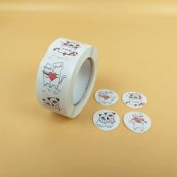 ราคา สติ๊กเกอร์ขอบคุณ Thank you Sticker สติ๊กเกอร์สำเร็จรูป ติดกล่อง ฉลากสินค้า ถุงขนม 500 ดวง ม้วน (16240192960)