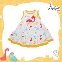 ราคา ชุดกระโปรงเด็กหญิง Amusant by Enfant ผ้ายืด Cotton Spandex ลายไดโนเสาร์ สำหรับ 6 เดือน 6 ขวบ (20532137943)